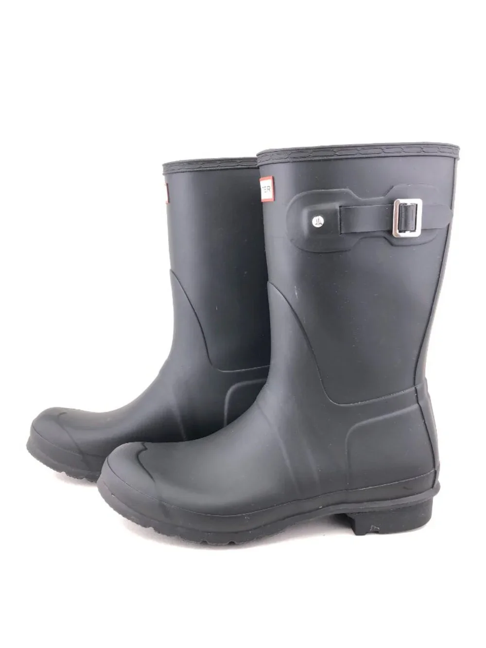 Hunter Original Short Black Rubber Rain Boots 11